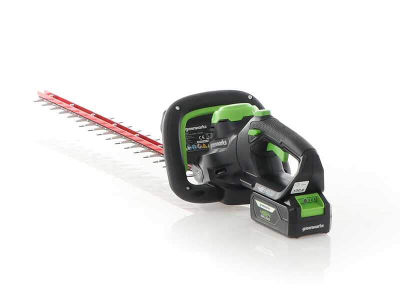 Greenworks G48HT 48 V Battery-powered Hedge Trimmer - BATTERY AND BATTERY CHARGER NOT INCLUDED