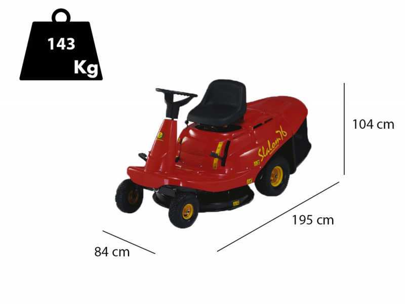 Eurosystems SLALOM 76 - Mini-Rider Riding-on Mower - B&amp;S Intek 3130 avs Engine - Hydrostatic Transmission