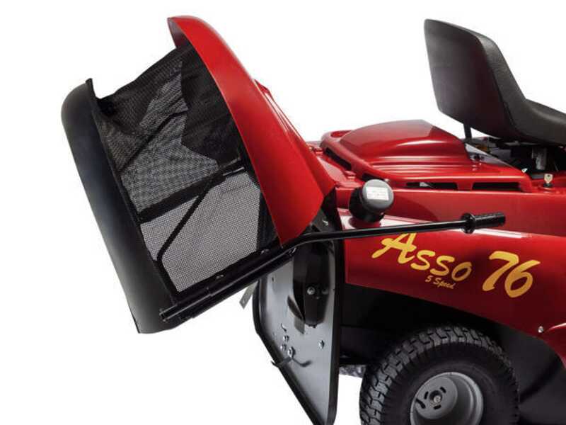 Eurosystems ASSO 76 Mini Rider - Rider Riding-on Mower - Mechanical Gearbox - 76 cm Cutting Width
