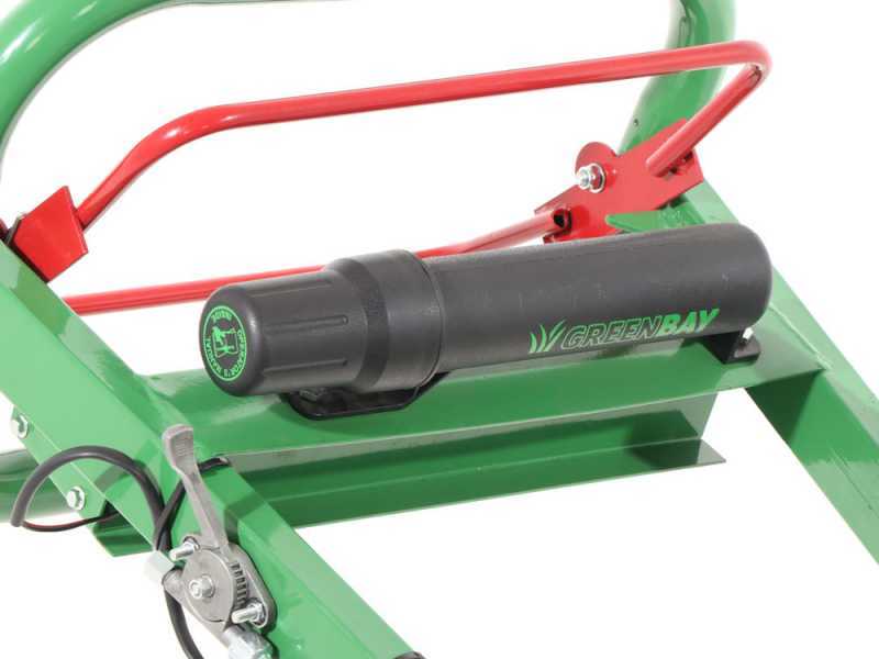 GreenBay Deep L-200 Stump Grinder - Loncin 196 cc Engine - Cutting Disc with 8 Hammers in Tungsten Carbide