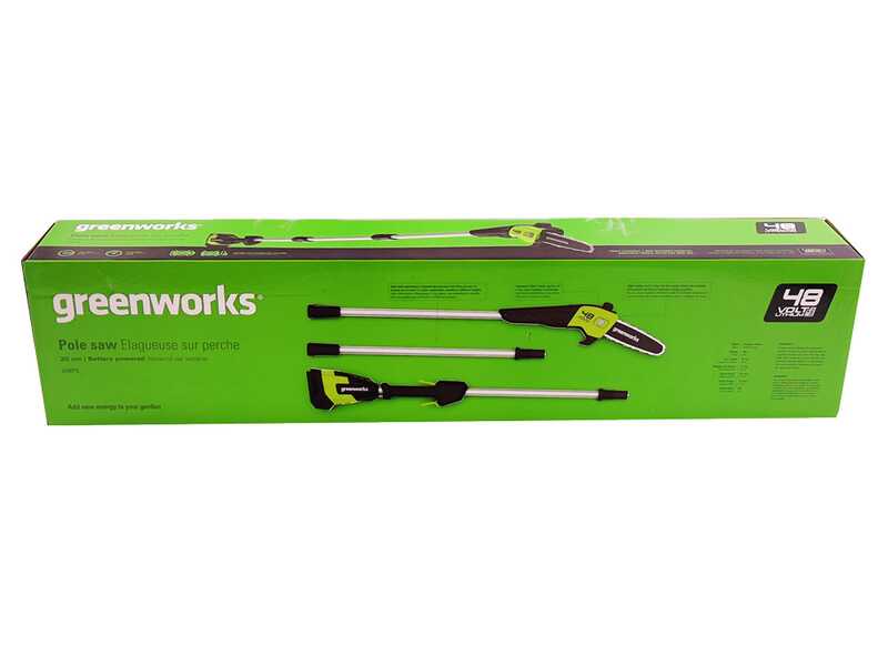 Greenworks G48PS 48V Battery-powered Pruner on Extension Pole - 2Ah Battery