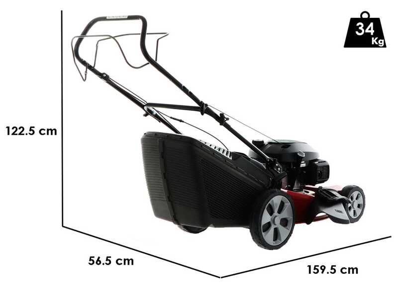 CastelGarden XC 53 HS Heavy-duty Self propelled Petrol Lawn Mower - 4 in 1 - 51 cm Cutting Width