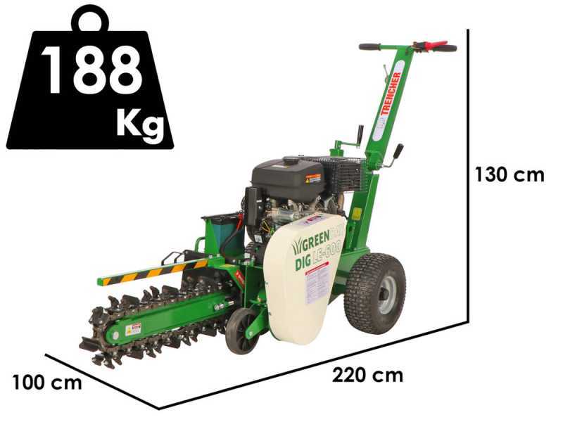 GreenBay DIG LE-600 - Petrol Catenary - Loncin G420F
