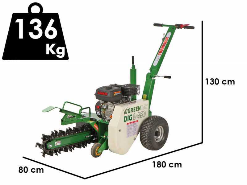 GreenBay DIG L-450 - Petrol Catenary - Loncin 196cc