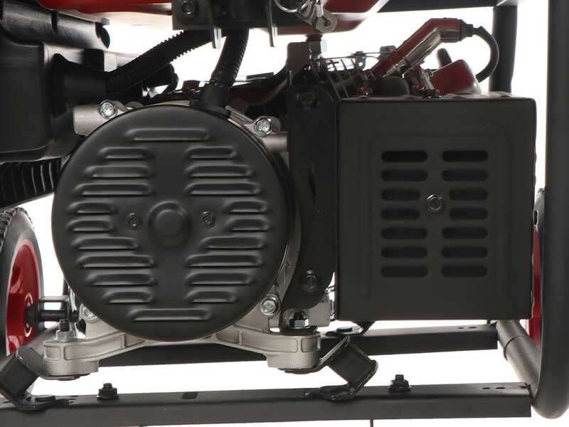 Mosa GE 6900 - 6.5 kW wheeled petrol generator - Continuous 6 kW Single-phase