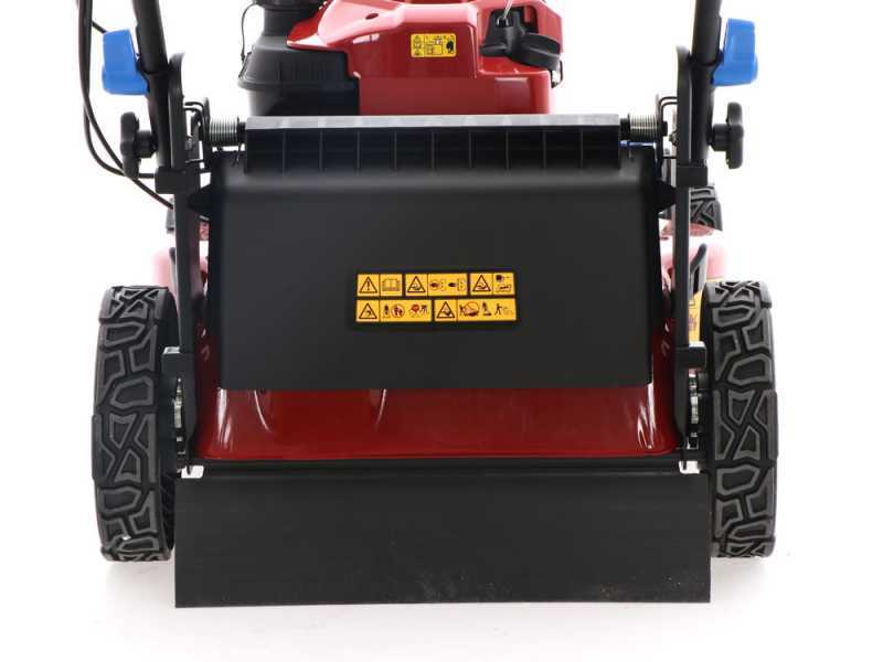 Toro lawn mower with roller outlet