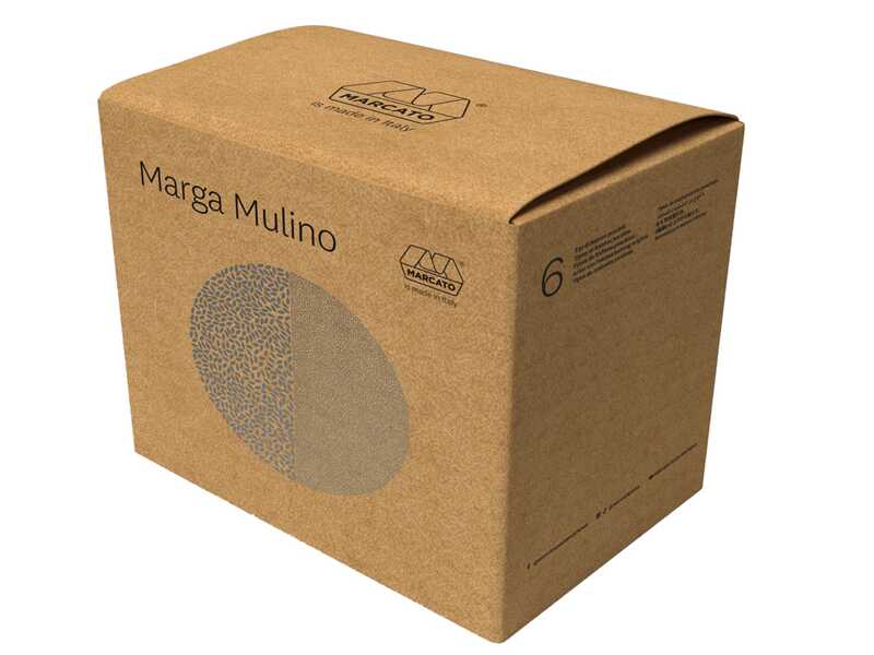 Marcato Marga 180g - Manual Flour and Flaker Mill with Stainless Steel Rollers