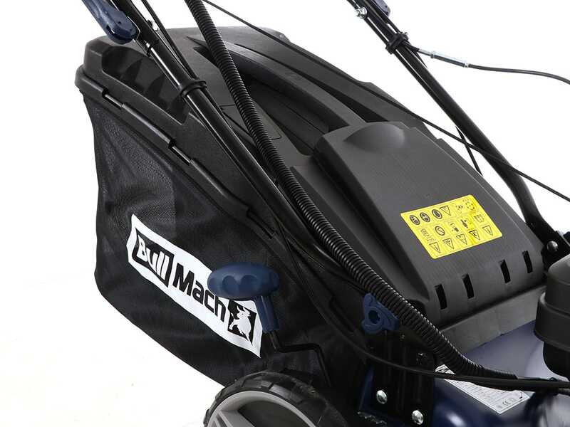 BullMach ACHILLE 51 E Self-propelled Lawn Mower with Electric Start - 4 in 1 - 224 cc Petrol Engine