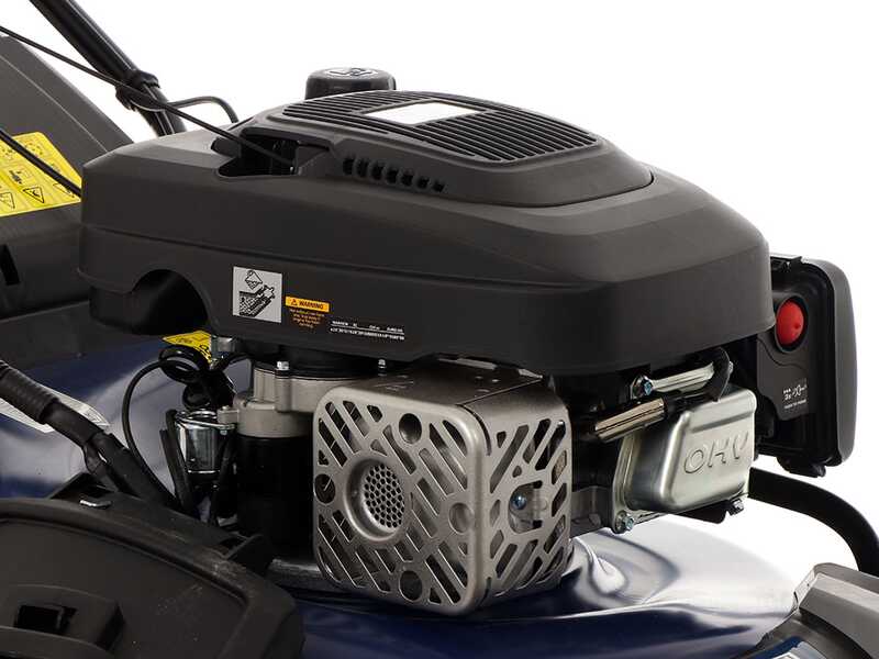 BullMach ACHILLE 51 E Self-propelled Lawn Mower with Electric Start - 4 in 1 - 224 cc Petrol Engine