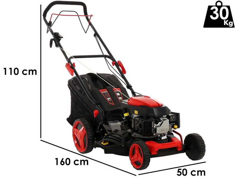 Blue Bird Sprint B46 T Self-propelled Lawn Mower - 4 in 1 - 46 cm Cutting Width