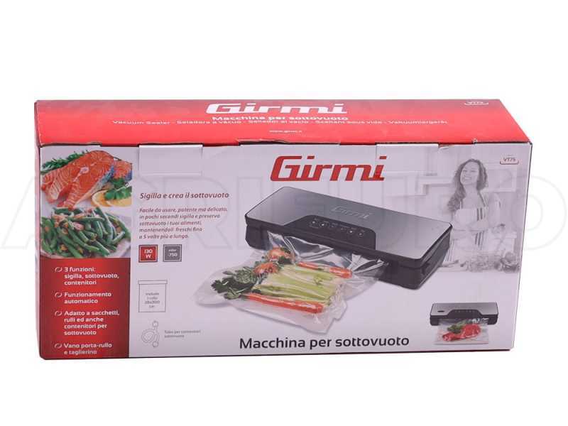 Girmi VT7500 - Vacuum Sealer  - 30cm Sealing Bar