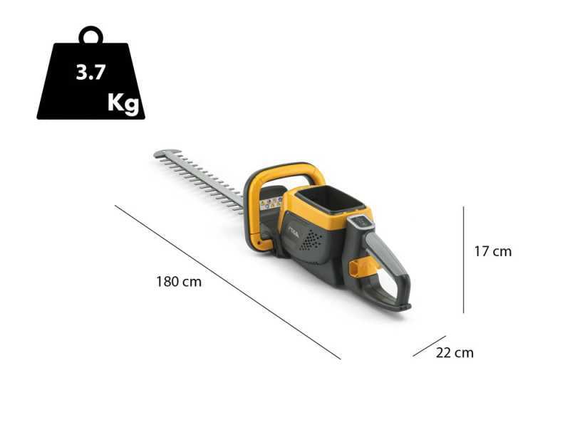 STIGA HT 500e cordless hedge trimmer - 58 cm blade - WITHOUT BATTERY AND CHARGER