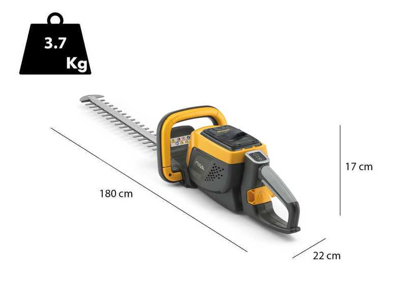 STIGA HT 500e Kit cordless hedge trimmer - 58 cm blade - Battery and charger included