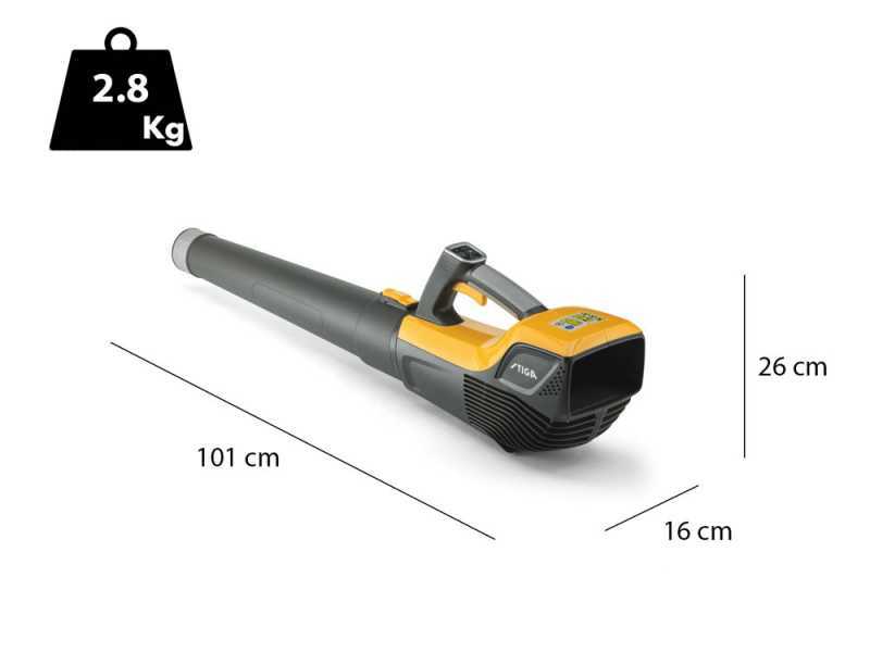 Stiga BL 500e cordless blower - WITHOUT BATTERIES AND BATTERY CHARGER