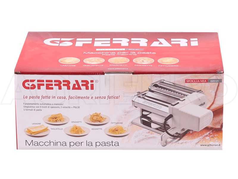 Girmi Pasta Machine - 90W Electric/Manual Stainless Steel Pasta Maker 