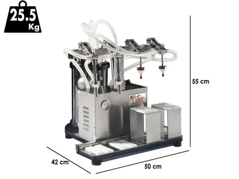 Il-Tec Ultrafiller 4 Mista - Pneumatic Vacuum Bottling Machine for Food-grade Liquids