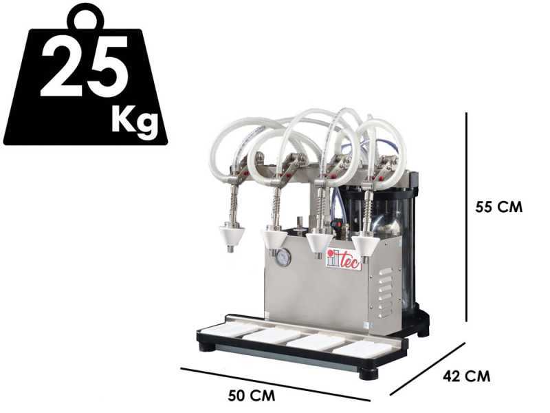 Il-Tec Ultrafiller 4 Pomodoro - Electric Vacuum Bottling Machine for Dense Liquids