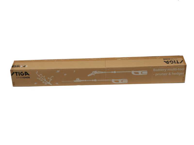 Stiga MT 500e Kit multifunctional hedge trimmer and pruner on extension pole - Battery and charger included