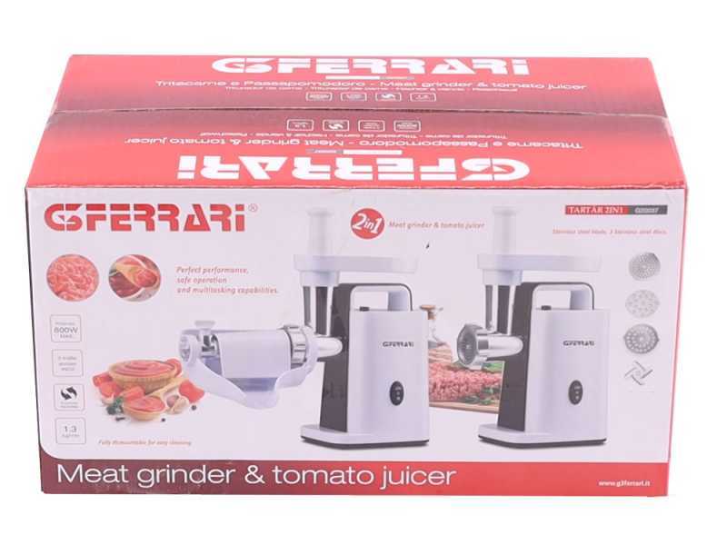 G3 Ferrari Tartar - Tomato Press - Multipurpose Machine - Meat Mincer 