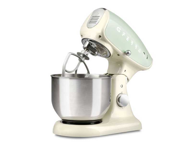 G3 FERRARI Pasta Maker DELUXE Green - Planetary dough mixer - 1200 Watts