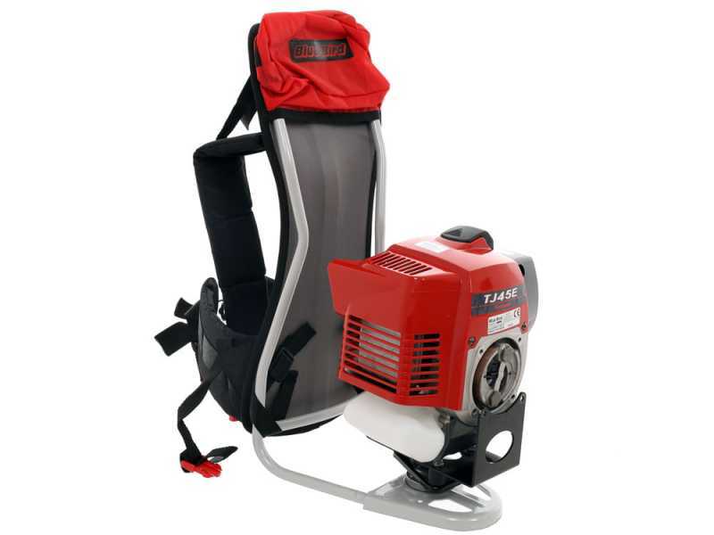 Blue Bird TJ 45 - 180 cm Petrol Hook Shaker with Kawasaki Backpack Engine - Olive Shaker
