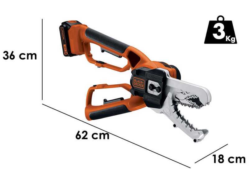 Alligator store chainsaw cordless