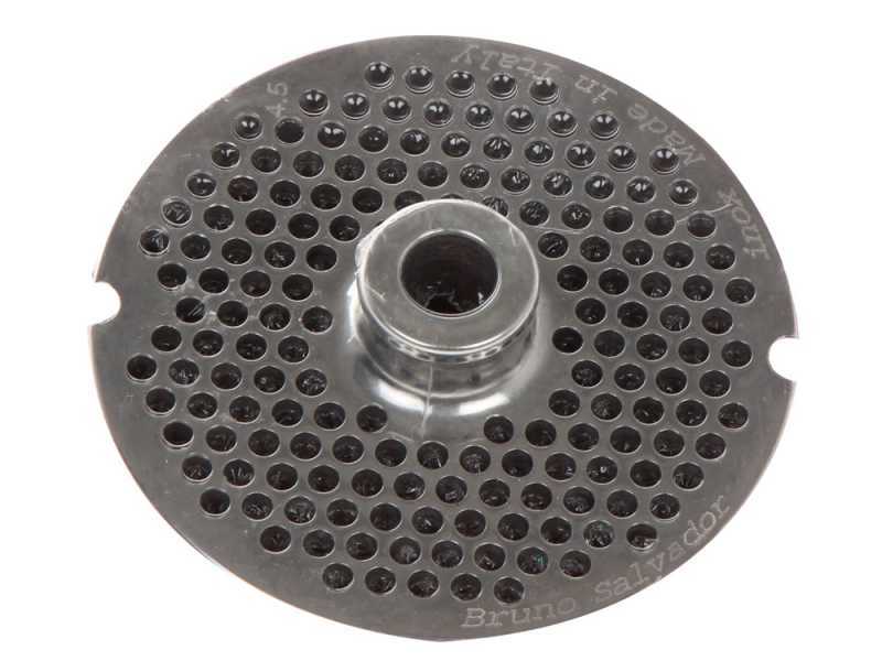 Die Plate for Meat Mincer no. 8 - 4.5 mm holes - die plate diameter 61 mm