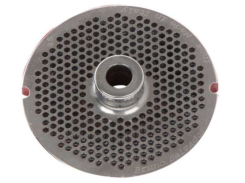 Die Plate for Meat Mincer no.22 - 3.5 mm holes - die  plate diameter 82 mm