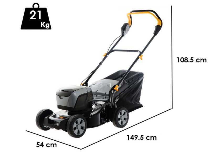 Alpina AL5 4148 li KIT Self-propelled Battery-powered Lawn Mower - 48 V 4Ah Battery - 41 cm Cutting WIdth