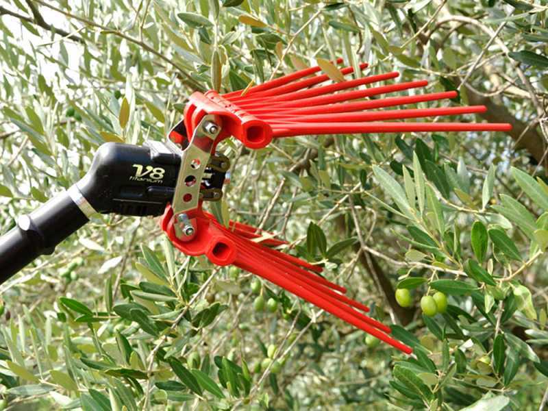 Lisam V8 Titanium - Pneumatic Olive Harvester - 6 Bar Olive Shaker - 2000 Beats per Minutee
