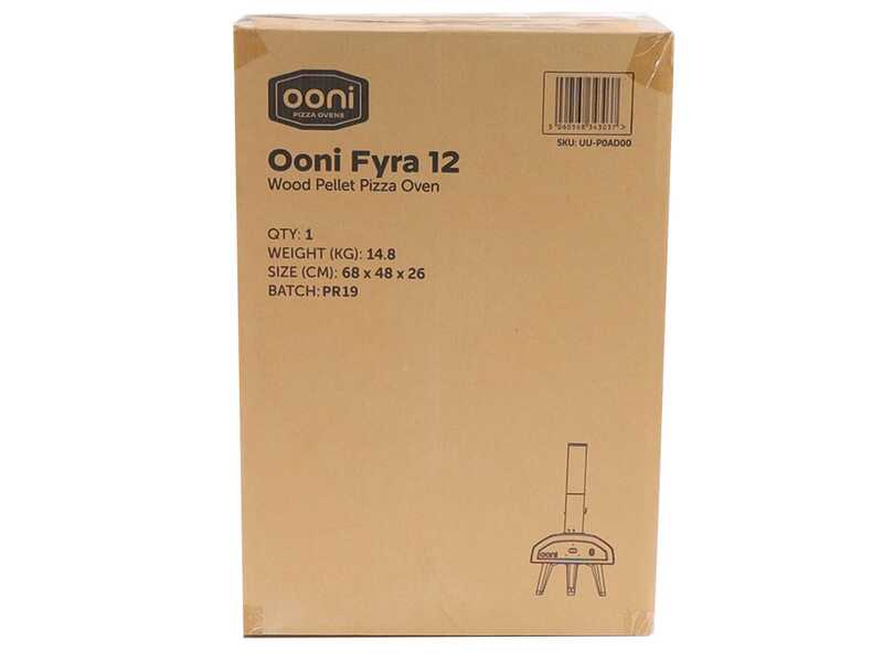Ooni FYRA 12 - Wood Pellet Pizza Oven - Cooking Capacity: 1 Pizza