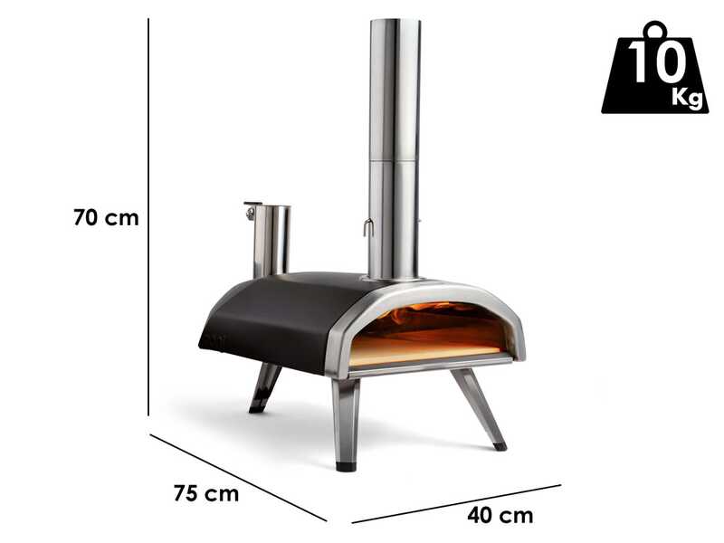 Ooni FYRA 12 - Wood Pellet Pizza Oven - Cooking Capacity: 1 Pizza