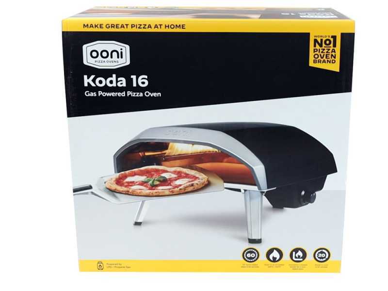 Ooni KODA 16 - Gas Pizza Oven - 40x40 cm Refractory Stone