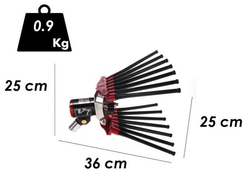 Lisam V7 Magnesium - Pneumatic Olive Harvester - 6 Bar Olive Shaker - 1600 Beats per Minute
