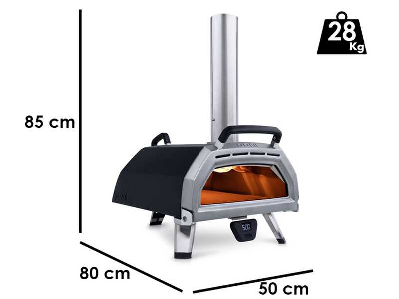 Ooni KARU 16 - Wood-fired Pizza Oven - 42x42 cm Cooking Surface