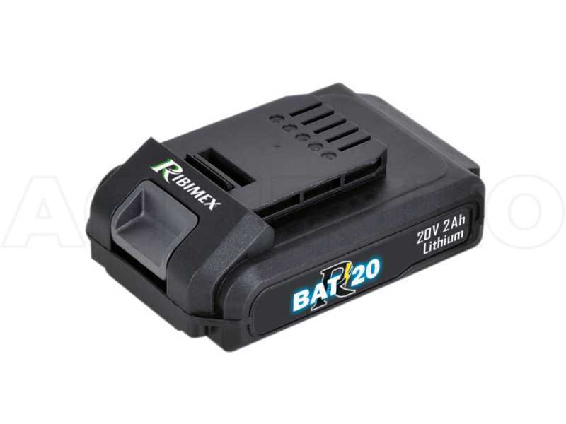 RIBIMEX PRBAT20-SSB Battery-powered Leaf Blower - 20 V - 2Ah - WITHOUT BATTERY AND CHARGER