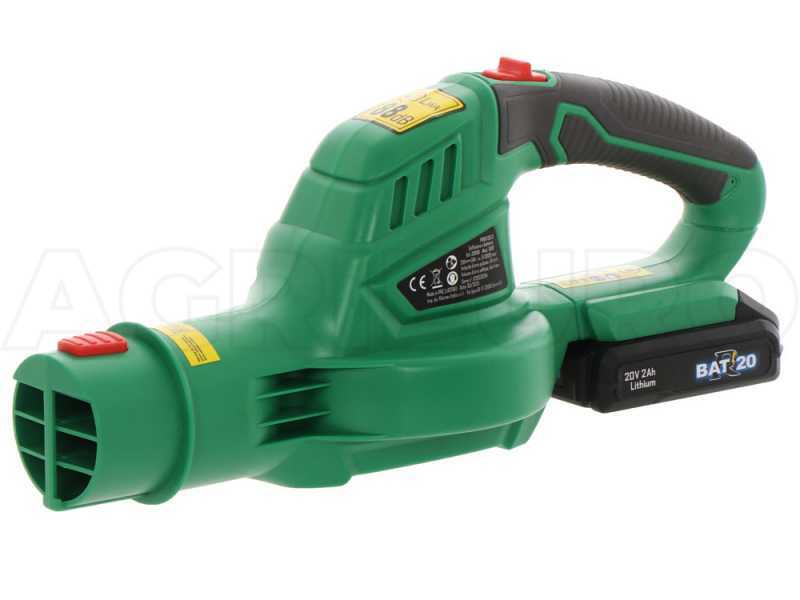 RIBIMEX PRBAT20-SSB Battery-powered Leaf Blower - 20 V - 2Ah - WITHOUT BATTERY AND CHARGER