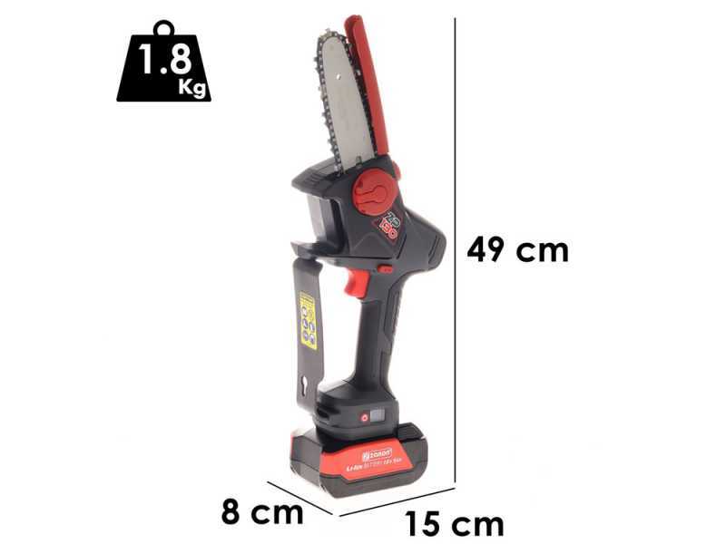 Zanon ZP 130  Battery-powered Electric Pruner - 2 Batteries Included