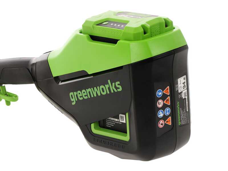Greenworks G60PHT51 60 V Battery-powered Hedge Trimmer on Extension Pole - 60 V 2Ah Battery