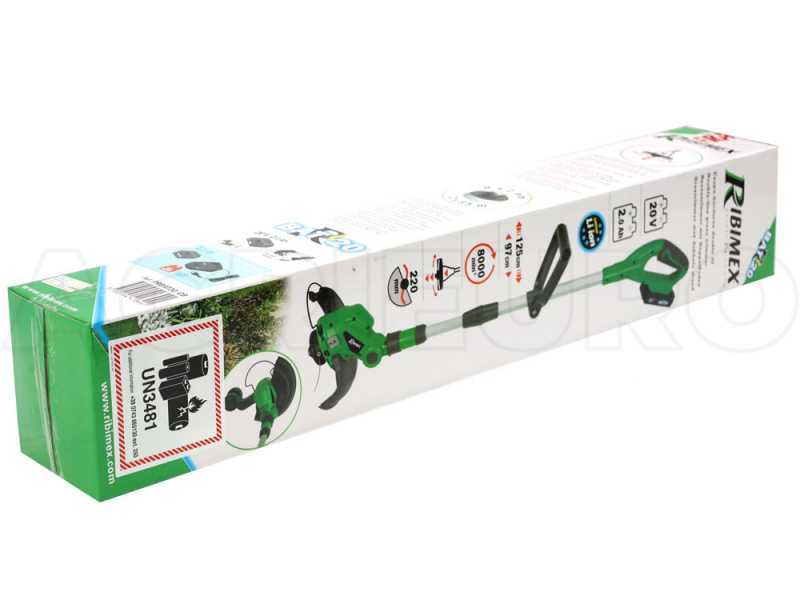 RIBIMEX PRBAT20/CBSB - Battery-powered Edge Trimmer - WITHOUT BATTERY AND CHARGER