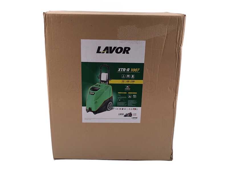Lavor XTR-R 1007 - Hot water pressure washer - 135 bar - 420 l/h - 36032-00105