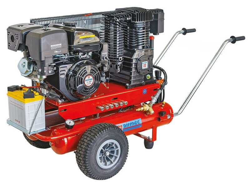 Airmec TTS 34110/900 Petrol Engine-driven Air Compressor with Loncin 11 HP Petrol Engine - Air Compressor - (900  L/min)