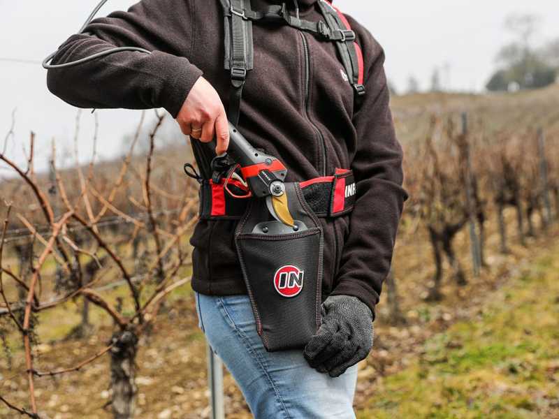 Infaco F3020 Electric Pruning Shears on fixed carbon pole 227 cm - &Oslash; 40 mm standard Kit - battery and backpack included