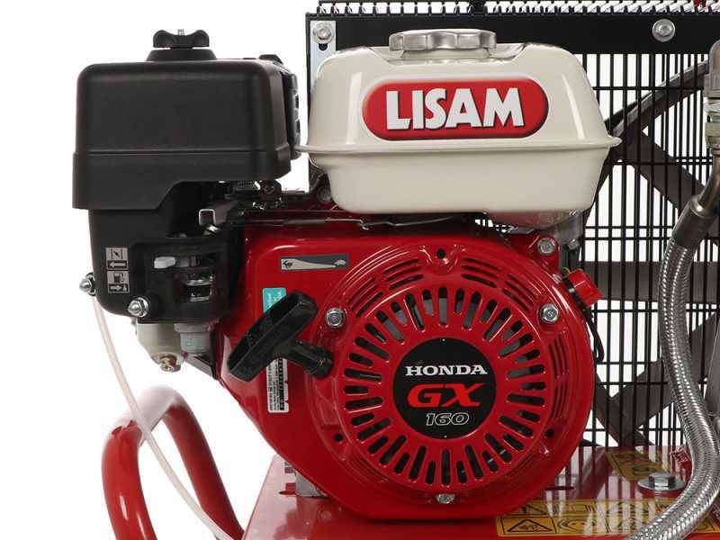 KIT HOBBY Lisam LM 500/10 Engine-driven Air Compressor for 2 Operators + 2 MG Magnesium Pneumatic Olive Harvesters + 2AT02 Poles