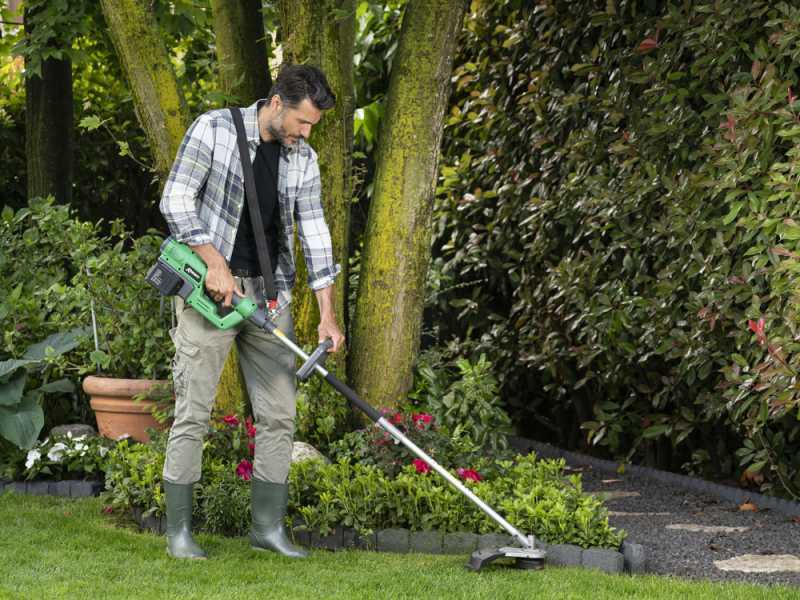 Ribimex PRBAT20-DEBTSB - Battery-powered Brush Cutter - 2x 20V - 4Ah