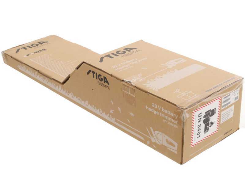 STIGA HT 100e KIT battery hedge trimmer - 20V 2Ah - Battery and charger included