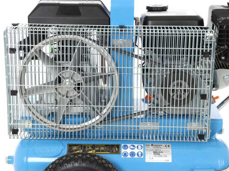 Campagnola MC 548 Petrol Engine-driven Air Compressor with 7 Hp Petrol Engine