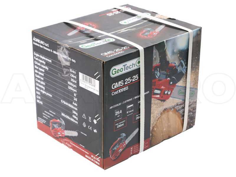 GeoTech GMS 25-25 - Petrol Pruning Chainsaw - 25 cm Blade