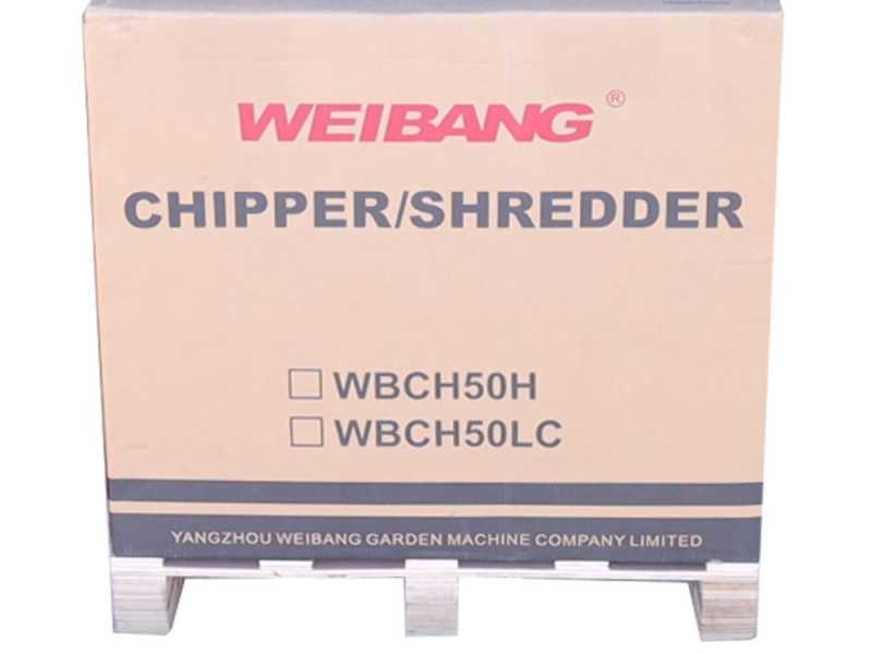 Weibang WBCH507LC - Petrol garden Shredder - 196cc Loncin Gasoline Engine
