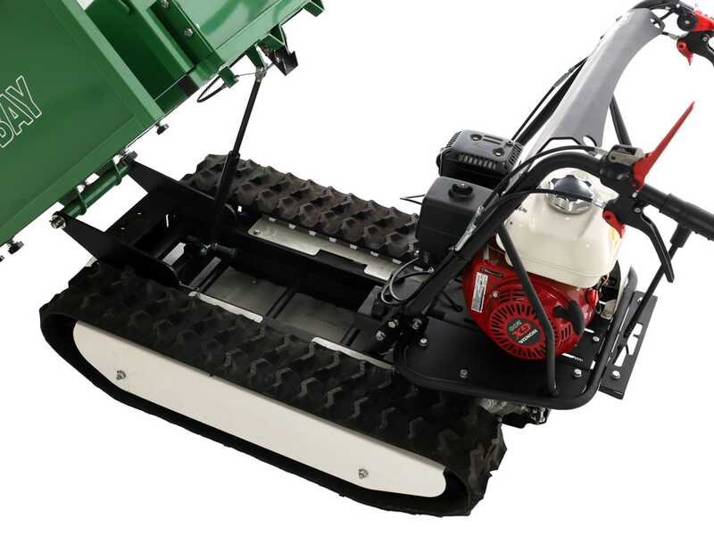GreenBay EXPANDER 500 HONDA GX200 Tracked Power Barrow - Extendable body - 500 kg Load capacity